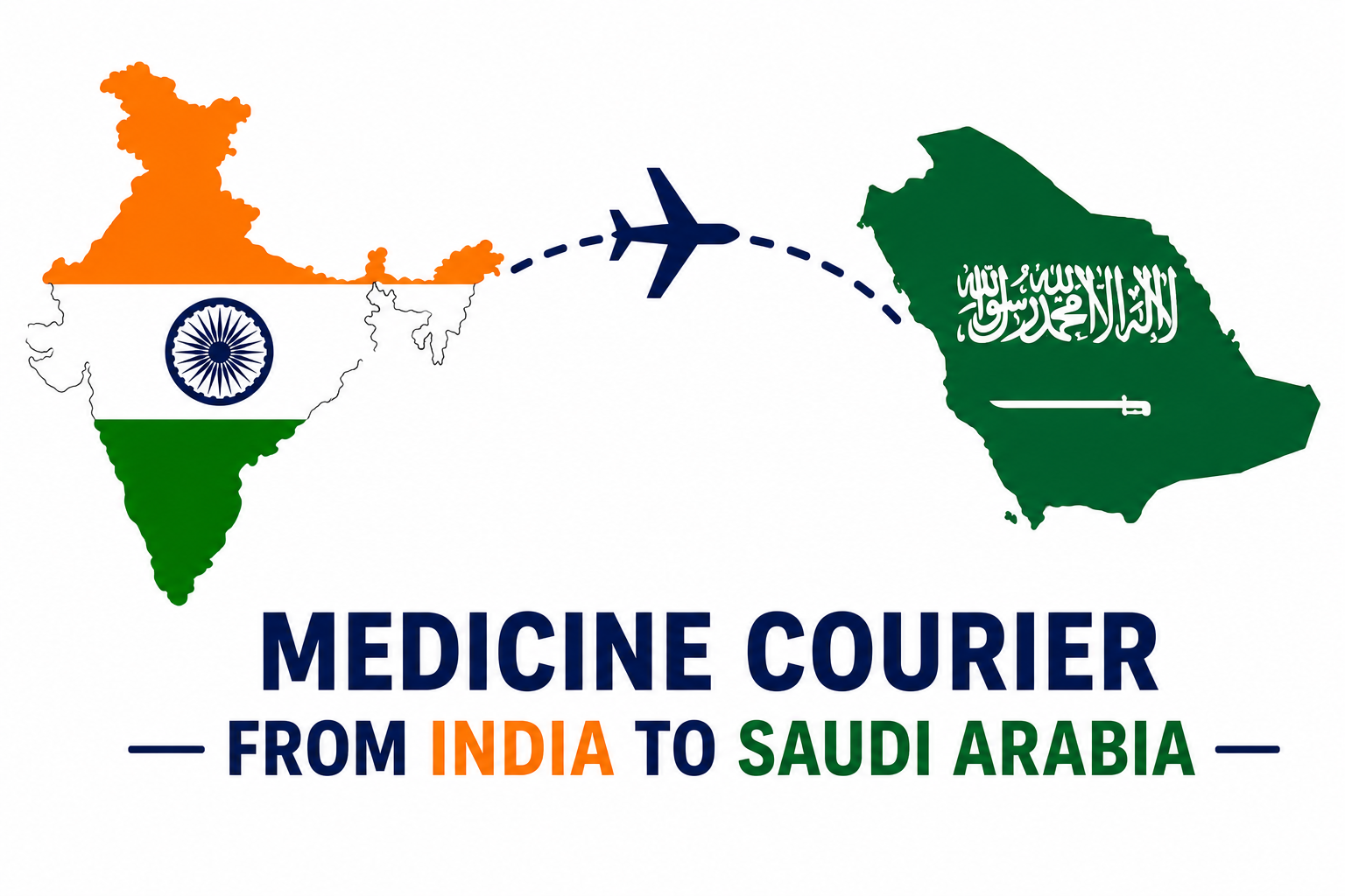 Medicine Courier from India to Saudi Arabia - Safe Shipping